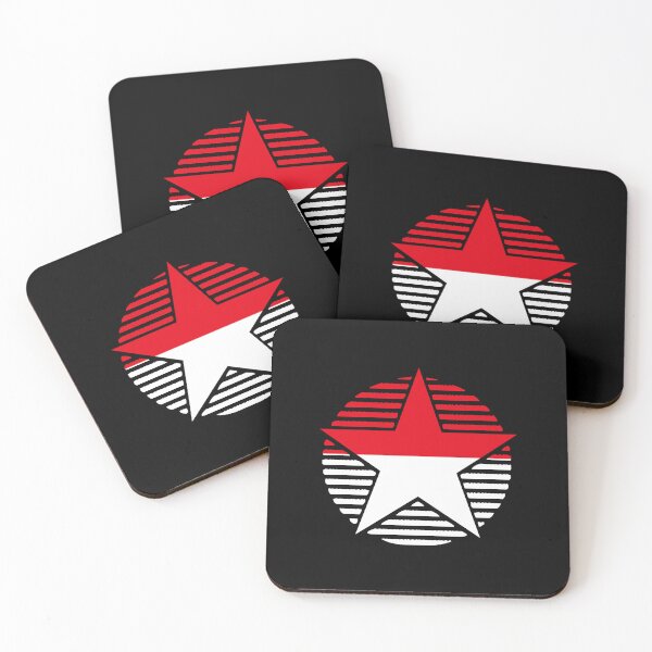 Item preview, Retro Indonesia Flag Star ID designed and sold by shitpostee.