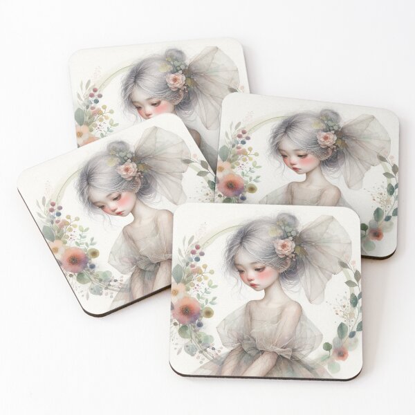 Item preview, Serene Spring Girl designed and sold by Beyondnote-Art.