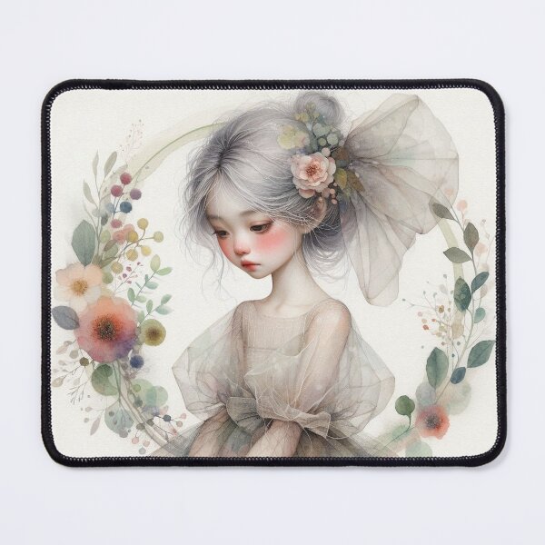 Item preview, Serene Spring Girl designed and sold by Beyondnote-Art.