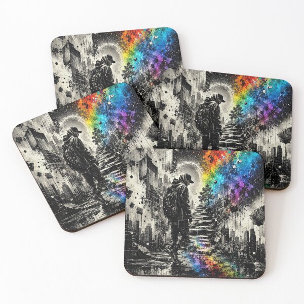 Item preview, Behind Reality - Urban Neon Journey designed and sold by Personiq Kaleido.