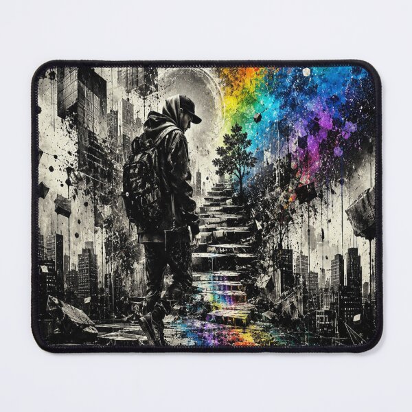 Item preview, Behind Reality - Urban Neon Journey designed and sold by Personiq Kaleido.