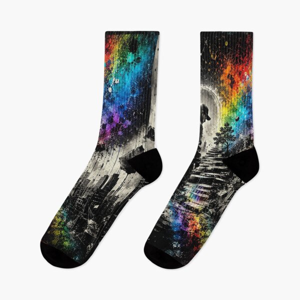 Item preview, Behind Reality - Urban Neon Journey designed and sold by Personiq Kaleido.