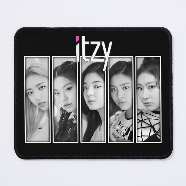 Item preview, ITZY K-Pop Band Members Black & White designed and sold by GerardoJerde.