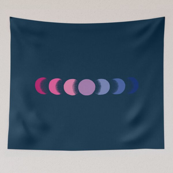 Item preview, Bisexual Moon Phases  designed and sold by Daylenow.