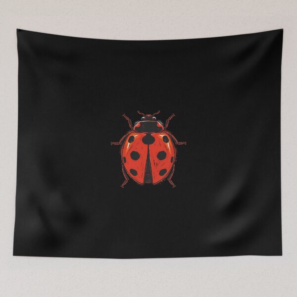 Item preview, Red Ladybug Insect Illustration Spray Splatter Graphic designed and sold by Enea Kelo.