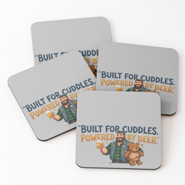 Item preview, Built for Cuddles, Powered by Beer designed and sold by TheBearthquake.