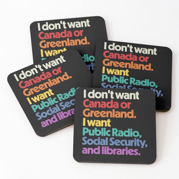 Item preview, I Don'T Want Canada Or Greenland Public Radio Libraries designed and sold by JoachimUnger.