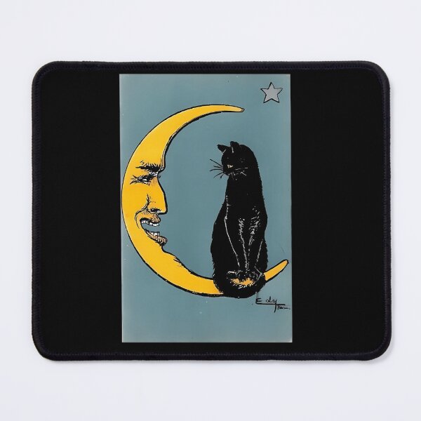Item preview, La Luna With Cat Tarot Card designed and sold by Daylenow.