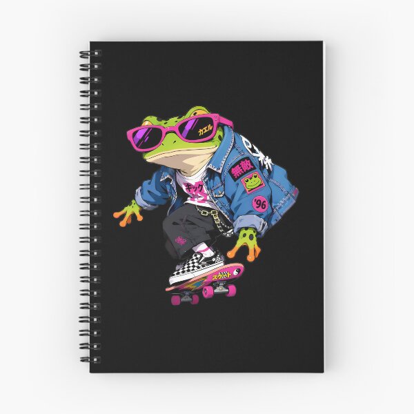 Item preview, Skater Frog In Denim Jacket Sunglasses designed and sold by Linework Studio.