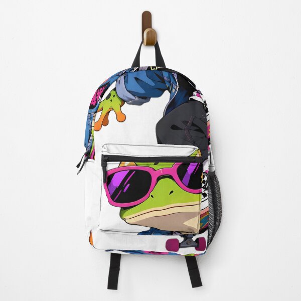 Item preview, Skater Frog In Denim Jacket Sunglasses designed and sold by Linework Studio.