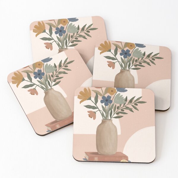 Item preview, Boho Floral Ceramic Vase Book Still Life Aesthetic  designed and sold by Itsheartshop.