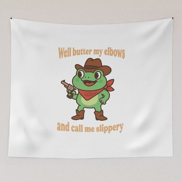Item preview, Cowboy Frog designed and sold by GraphicWorlds.