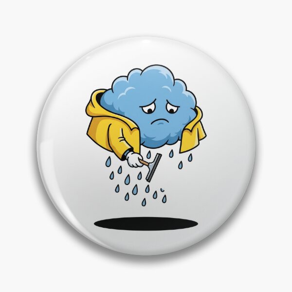 Item preview, Sad Cloud Wiping Its Own Rain designed and sold by Rare By Hero.