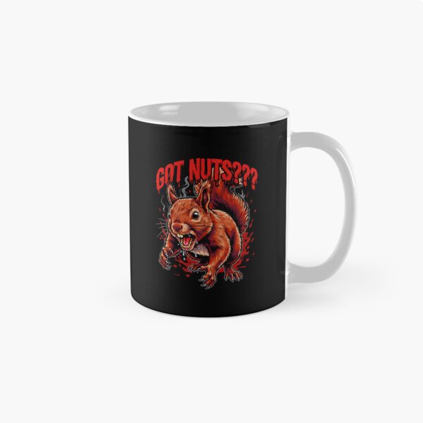 Item preview, Got Nuts Rabid Squirrel Blood Splatter Horror Graphic designed and sold by Enea Kelo.
