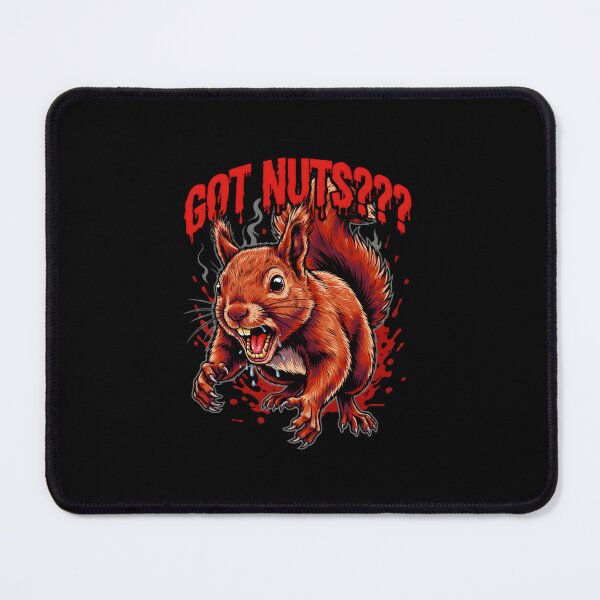 Item preview, Got Nuts Rabid Squirrel Blood Splatter Horror Graphic designed and sold by Enea Kelo.