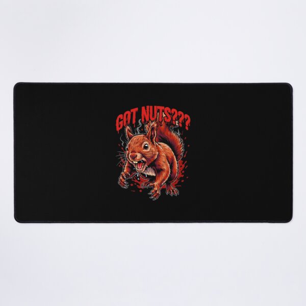 Item preview, Got Nuts Rabid Squirrel Blood Splatter Horror Graphic designed and sold by Enea Kelo.