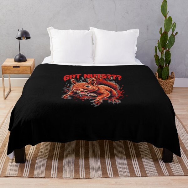 Item preview, Got Nuts Rabid Squirrel Blood Splatter Horror Graphic designed and sold by Enea Kelo.