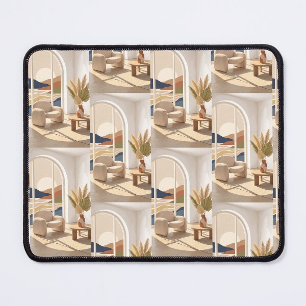 Item preview, Minimalist Boho Sunlit Living Room Coastal View designed and sold by Itsheartshop.