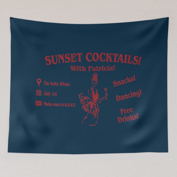 Item preview, Sunset Cocktails With Patricia Vintage 90S Movie  designed and sold by Daylenow.