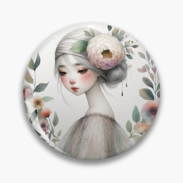 Item preview, Serene Spring Girl designed and sold by Beyondnote-Art.
