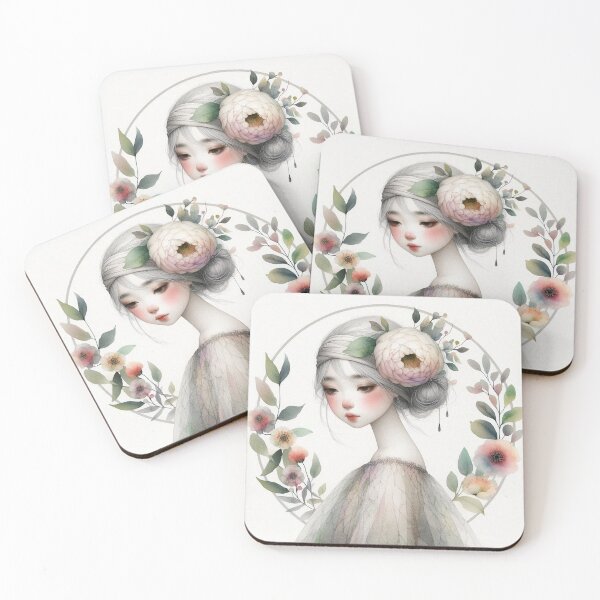 Item preview, Serene Spring Girl designed and sold by Beyondnote-Art.