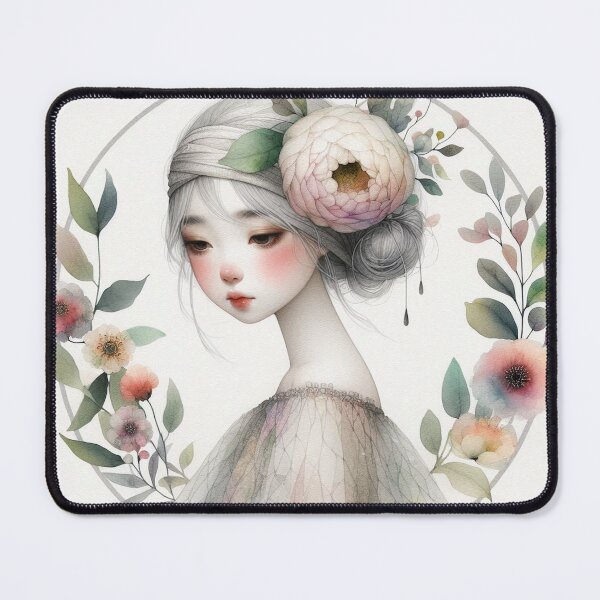 Item preview, Serene Spring Girl designed and sold by Beyondnote-Art.