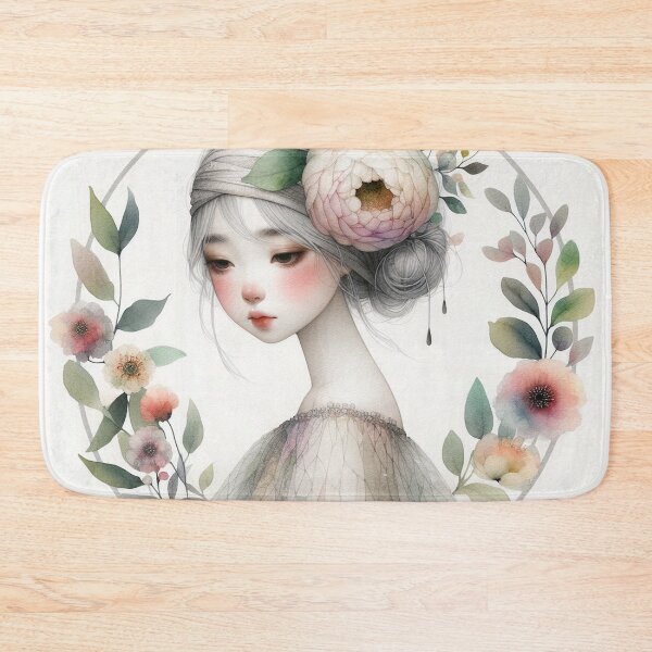 Item preview, Serene Spring Girl designed and sold by Beyondnote-Art.