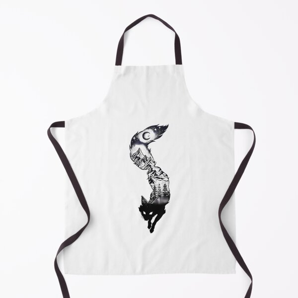 Item preview, Surreal Fox Silhouette With Mountains Tress Moon Stars designed and sold by Daylenow.