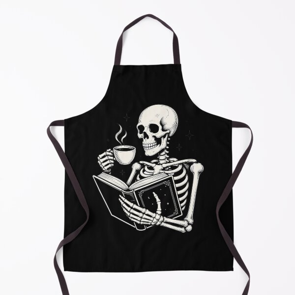 Item preview, Skeleton Reading a Book, Book Lover, Cozy Aesthetic, Dark Academia Spooky Season Reader designed and sold by Quiajia.