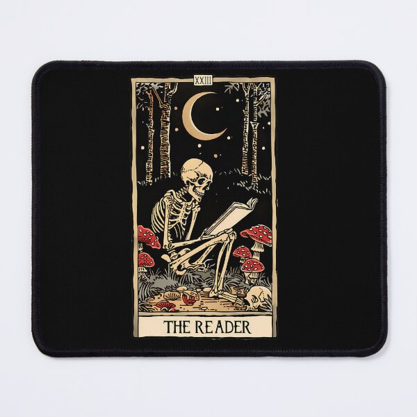 Item preview, The Reader Antique Tarot Cartomancy - Skull And Mushrooms With Moon designed and sold by Daylenow.