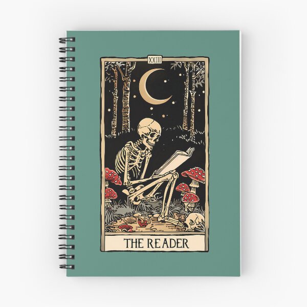 Item preview, The Reader Antique Tarot Cartomancy - Skull And Mushrooms With Moon designed and sold by Daylenow.