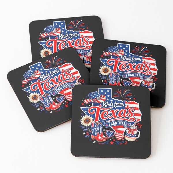 Item preview, She's From Texas I Can Tell Patriotic Cowgirl Boot Hat designed and sold by JoachimUnger.
