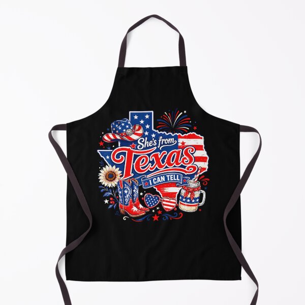 Item preview, She's From Texas I Can Tell Patriotic Cowgirl Boot Hat designed and sold by JoachimUnger.