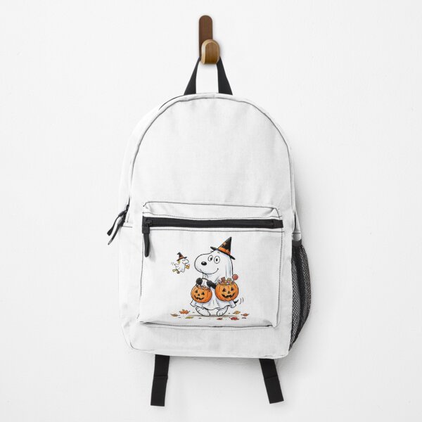 Item preview, Snoopy Halloween Ghost Carrying Pumpkin Candy Buckets. designed and sold by glendahabie.
