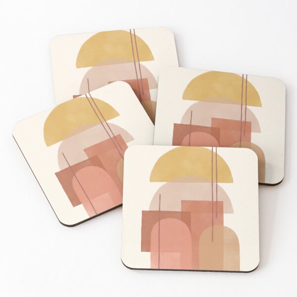 Item preview, Modern Boho Abstract Geometric Shapes  designed and sold by Itsheartshop.