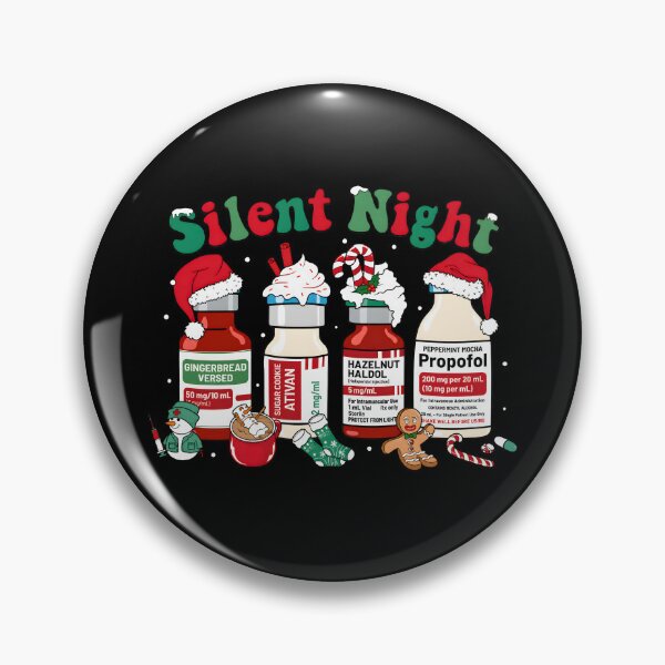 Item preview, Silent Night Nurse Christmas designed and sold by yobochart.
