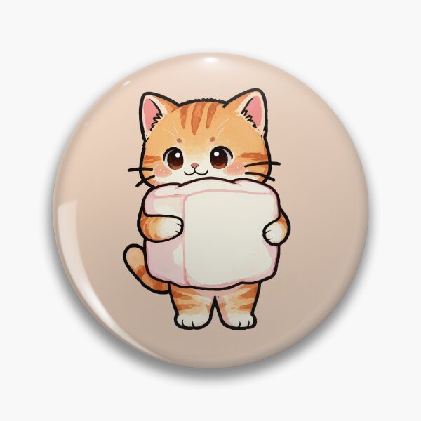 Item preview, Happy Orange Kitten with Mug a Marshmallow | Kawaii Cozy Kitty T-Shirt designed and sold by Nuttajak.