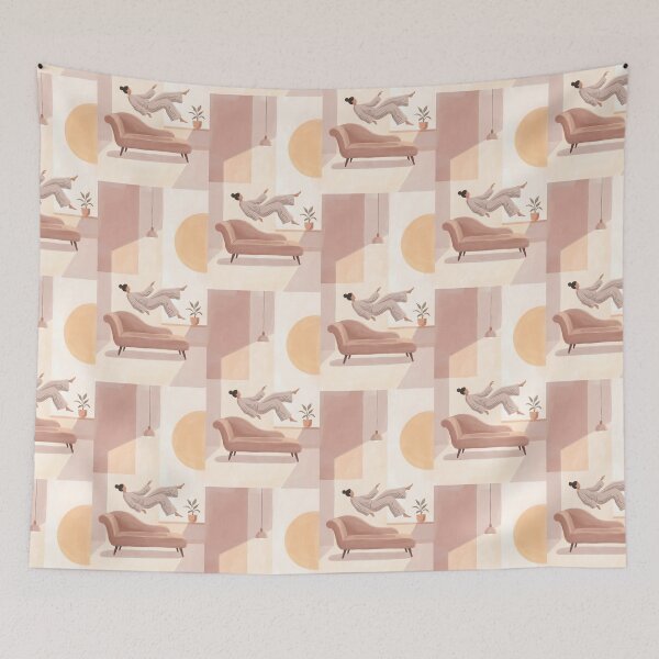 Item preview, Surreal Levitating Woman Cozy Room Aesthetic  designed and sold by Itsheartshop.