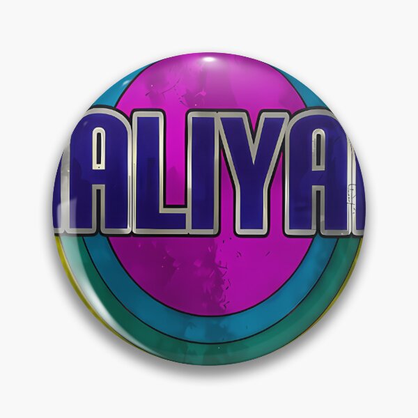 Item preview, Aaliyah â€“ Retro Rainbow Circle Emblem #5912 designed and sold by ChonkyWave.