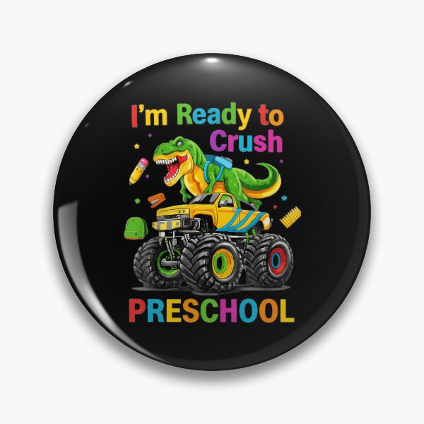 Item preview, I'M Ready To Crush Preschool Dinosaur Boys Back To School designed and sold by JoachimUnger.