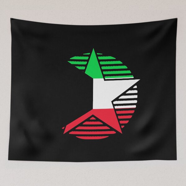 Item preview, Retro Kuwait Flag Star KW designed and sold by shitpostee.
