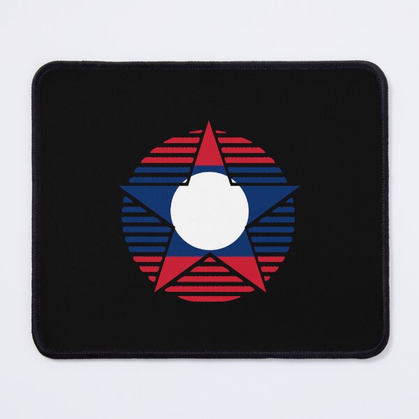 Item preview, Retro Laos Flag Star LA designed and sold by shitpostee.