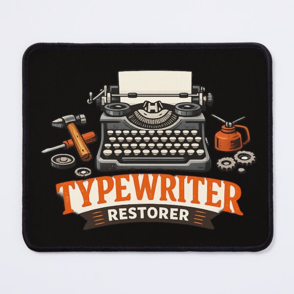 Item preview, Vintage Typewriter Restorer – Retro Typewriter Repair Design designed and sold by Tadeusz1.