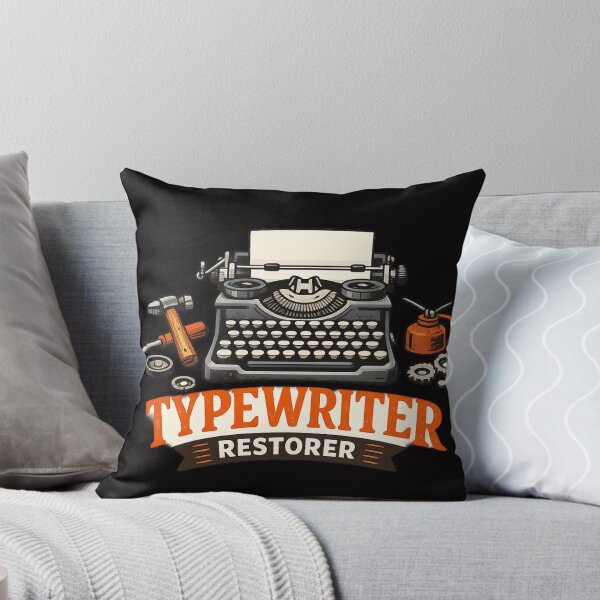 Item preview, Vintage Typewriter Restorer – Retro Typewriter Repair Design designed and sold by Tadeusz1.