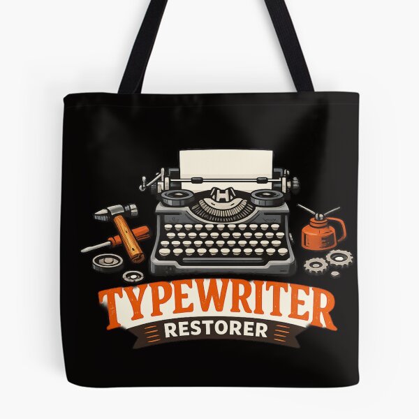 Item preview, Vintage Typewriter Restorer – Retro Typewriter Repair Design designed and sold by Tadeusz1.