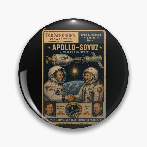 Item preview, Apollo Soyuz Link Up - Trading Card designed and sold by halibutgoatramb.