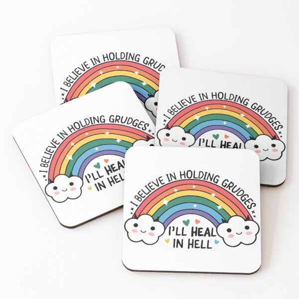 Item preview, I Believe in Holding Grudges I'll Heal in Hell designed and sold by BrownHorse90s.