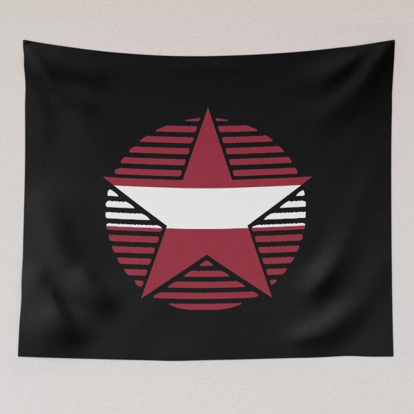 Item preview, Retro Latvia Flag Star LV designed and sold by shitpostee.