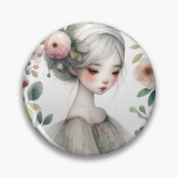 Item preview, Serene Spring Girl designed and sold by Beyondnote-Art.