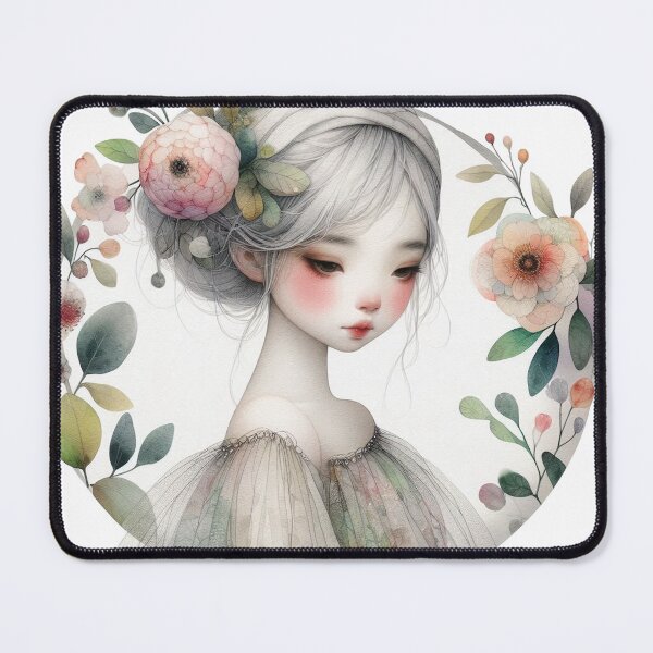 Item preview, Serene Spring Girl designed and sold by Beyondnote-Art.
